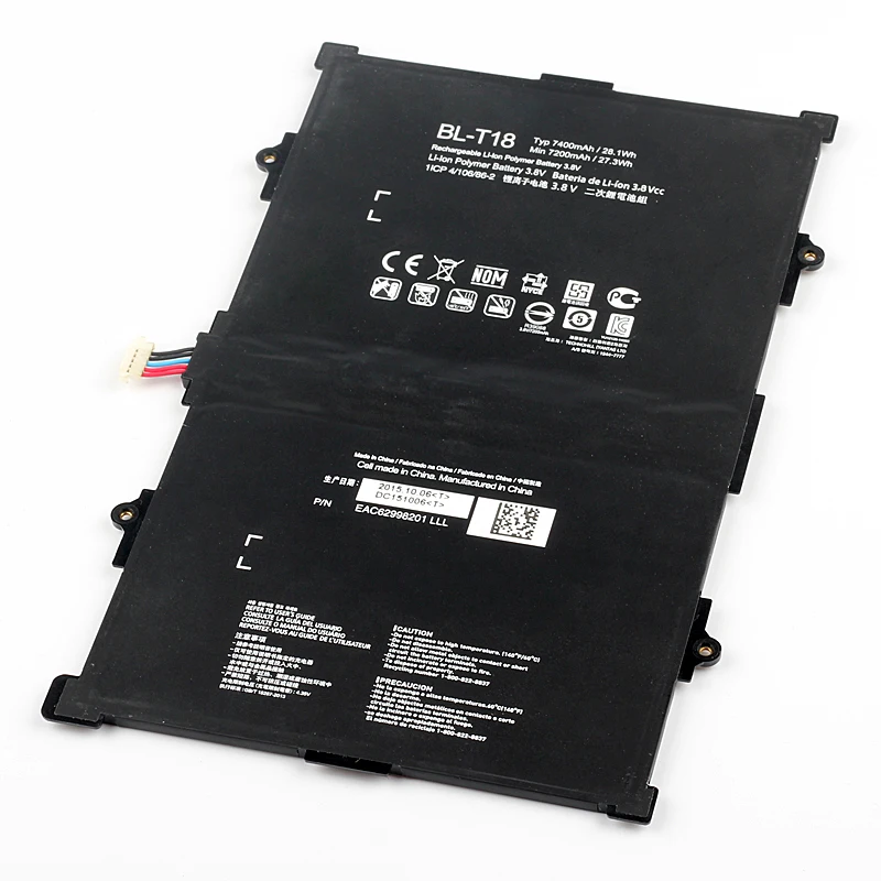 

Fesoul High Capacity BL-T18 Phone Li-ion Replacement Tablet Battery for LG G PAD II PAD X 10.1 V930 V935 7400mAh