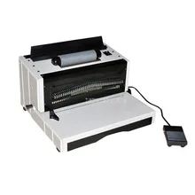 DS-EC8706 120 Вт гладить Electic спираль провода связывания машины 46 пробивая отверстие файл фотоальбом A4 A3 бумага прищепка для документов машины