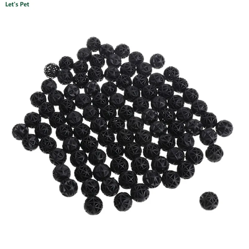 

Let's Pet 100 pcs 16mm Aquarium Bio Balls Filter Media Wet Dry Koi Fish Tank Pond Reefx