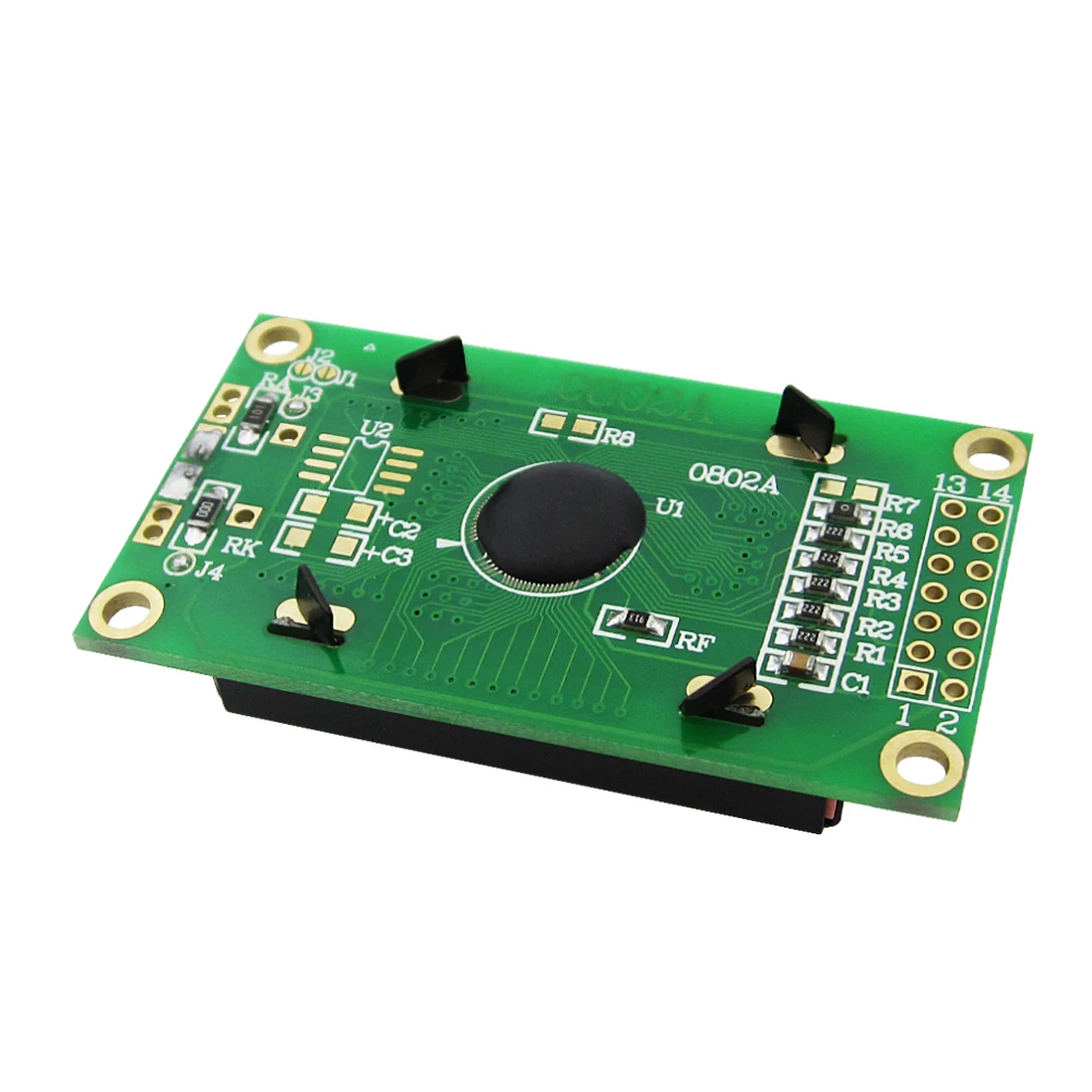 Зеленый LCD0802 символьный модуль 5 в 0802 для набора сделай сам|module 5v|module diymodule display |