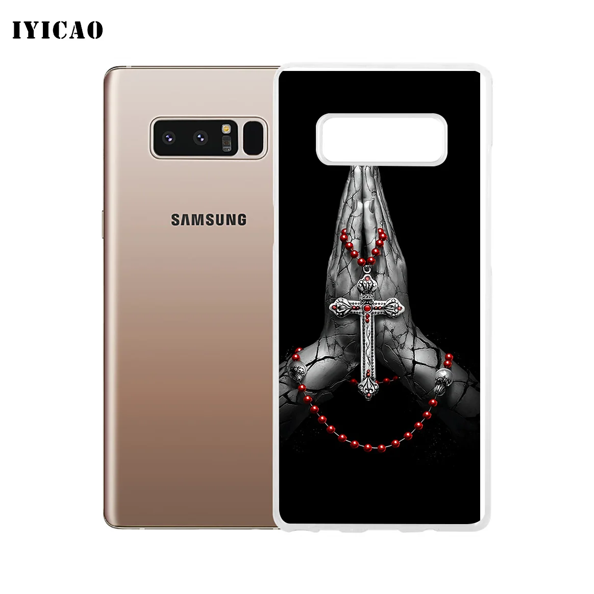 IYICAO Творческий христианский крест Мягкий силиконовый чехол для телефона samsung A5 A6