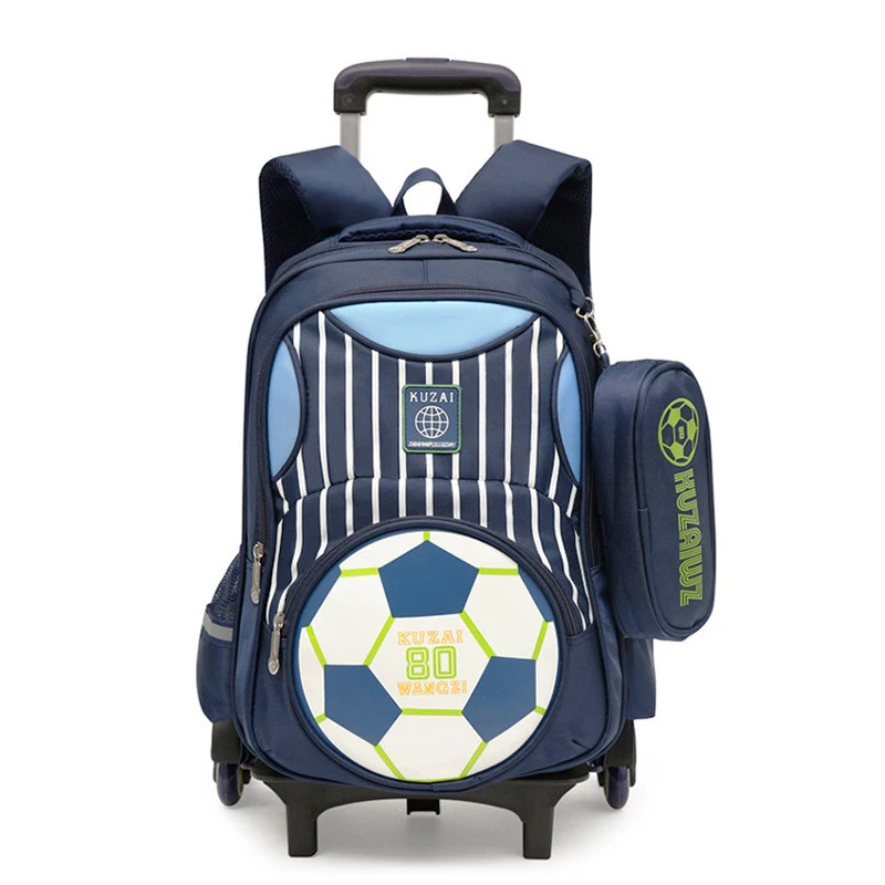 ZIRANYU/новейшие детские школьные сумки для мальчиков и девочек, школьная сумка на колесиках, рюкзак для багажа, съемные детские школьные сумки с 2/6 колесами