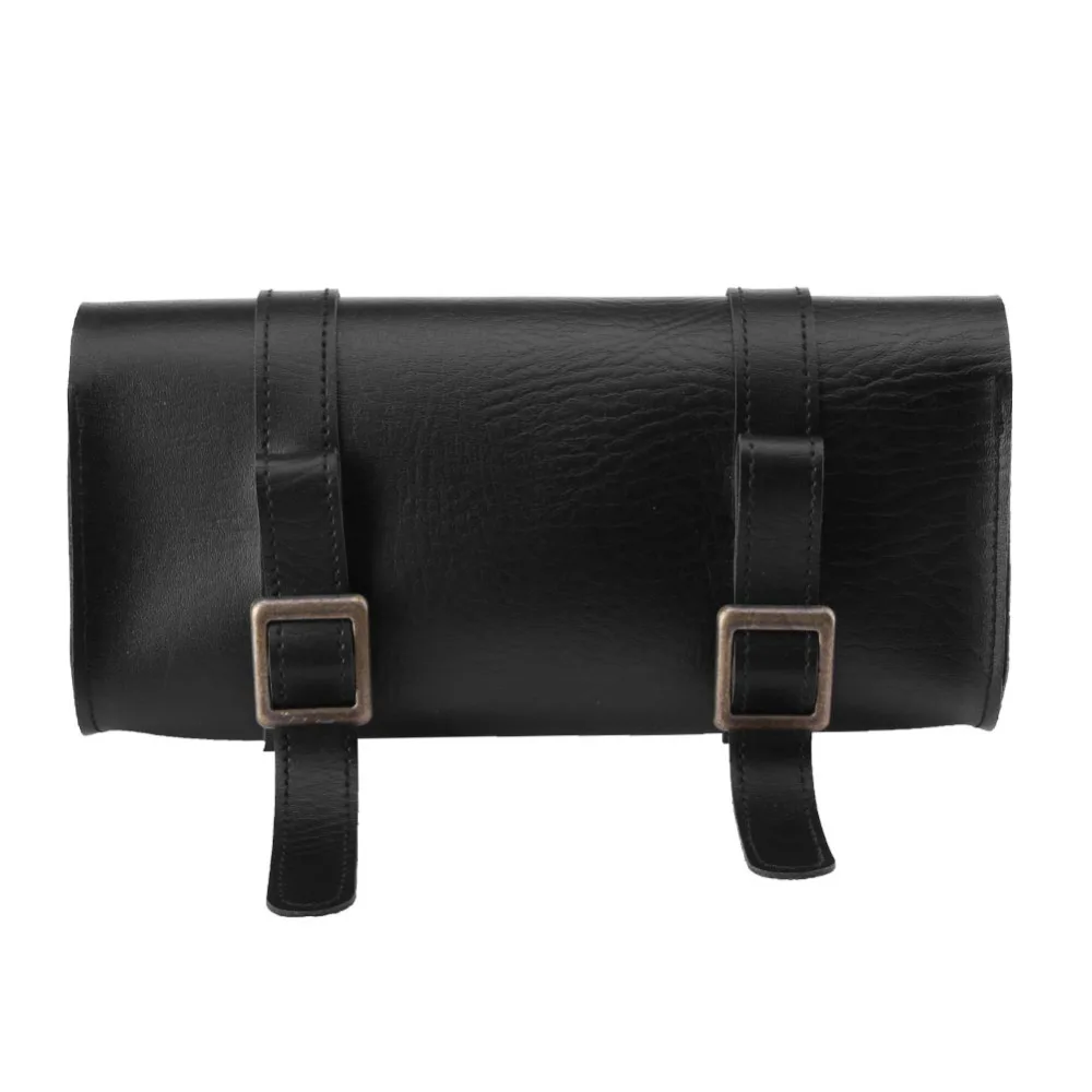 Discount Retro Bicycle Tail Bag PU Leather Cycling Bag Saddle Pouch Tail Pannier Personalized Riding Vintage Bicycle Bike Bag Promotion 2