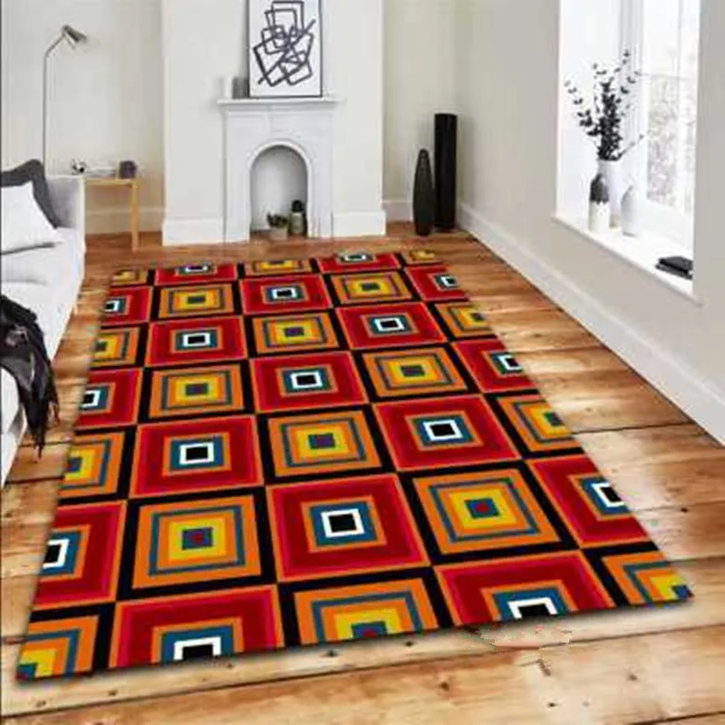 Плед полосатый Печатный Ковер Спальня Декор ковры и ковры для дома гостиная tapete 3d печатных детская игра ползать пол коврик