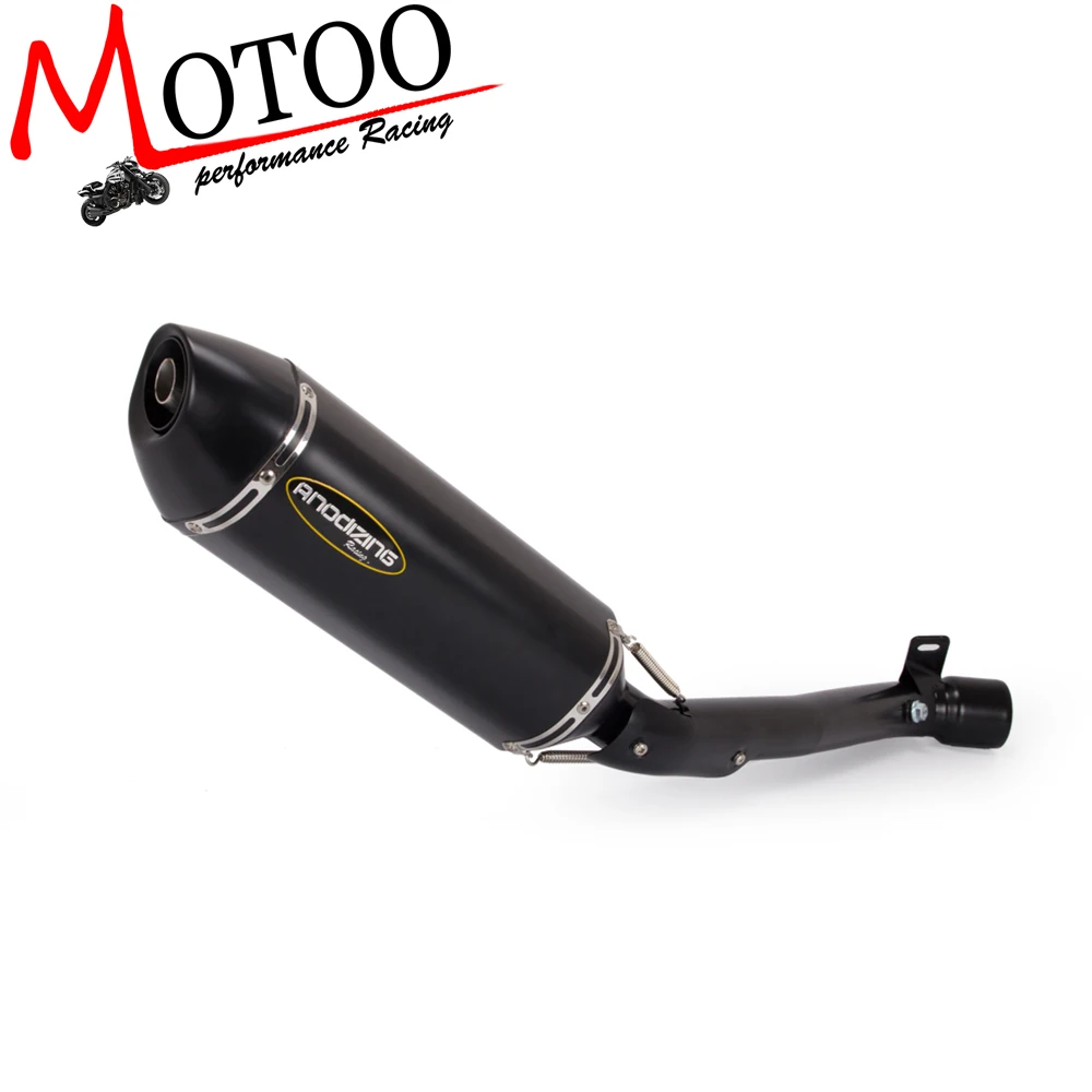 

Fit For Suzuki GSXR1000 GSXR 1000 2009 2010 2011 middle pipe with exhaust Motoo - Motorcycle Slip on Exhaust system With Muffler