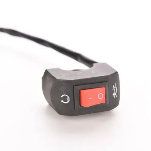 Disparador negro 1 PC 12 V DC Sistema eléctrico motocicleta interruptor 7/8 \ Disparador negro 1 PC 12 V DC Sistema eléctrico motocicleta interruptor 7/8 \