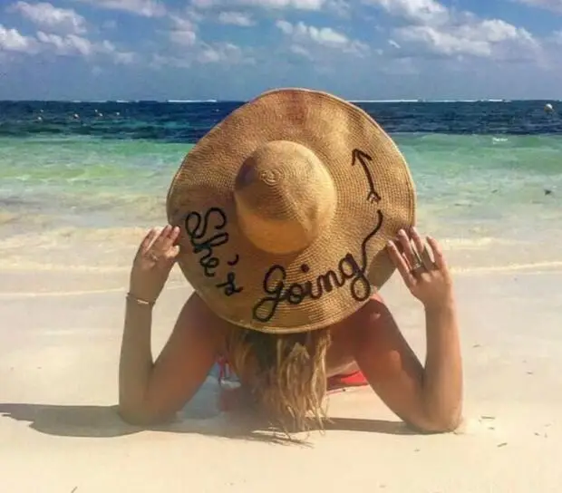 Шляпа женская Соломенная с надписью off duty|beach hat|fashion beach hatstraw hat |