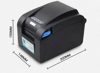 

XP-358BM Direct Thermal Line USB+RS232+LAN interface 3 port Barcode Label Printer thermal barcode printer