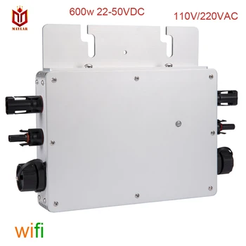 

MAYLAR@ Maysun600W Solar Grid Tie Micro WIFI communication Inverter With 2MPPT Output Pure Sine Wave Solar Converter Home System