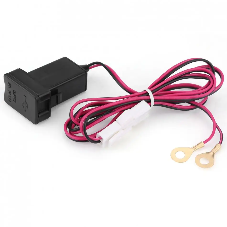 Автомобильное зарядное устройство с двумя usb портами 5 В 3 1 А адаптер для