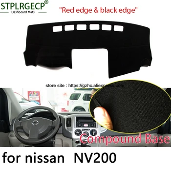 

StplrgeCP For nissan NV200 double layer Car Dashboard Cover Avoid Light Pad Instrument Platform Dash Board Cover Sticker