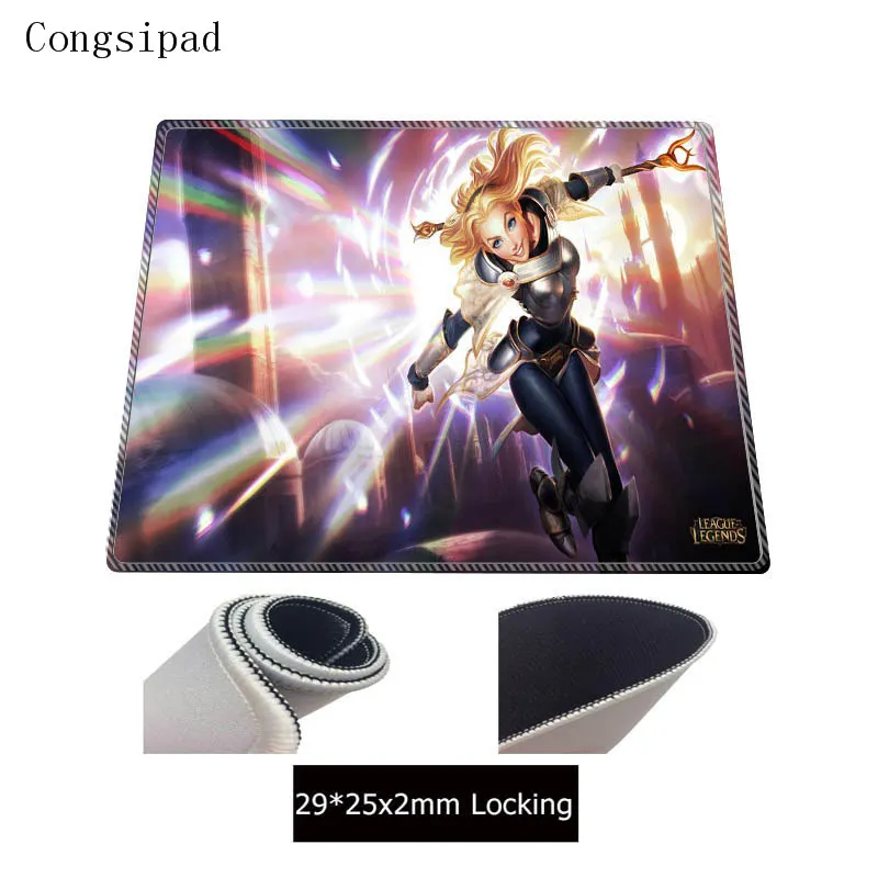 Congsipad Legends Ahri League Of офисные мыши для геймеров мягкие большие белые с блокировкой