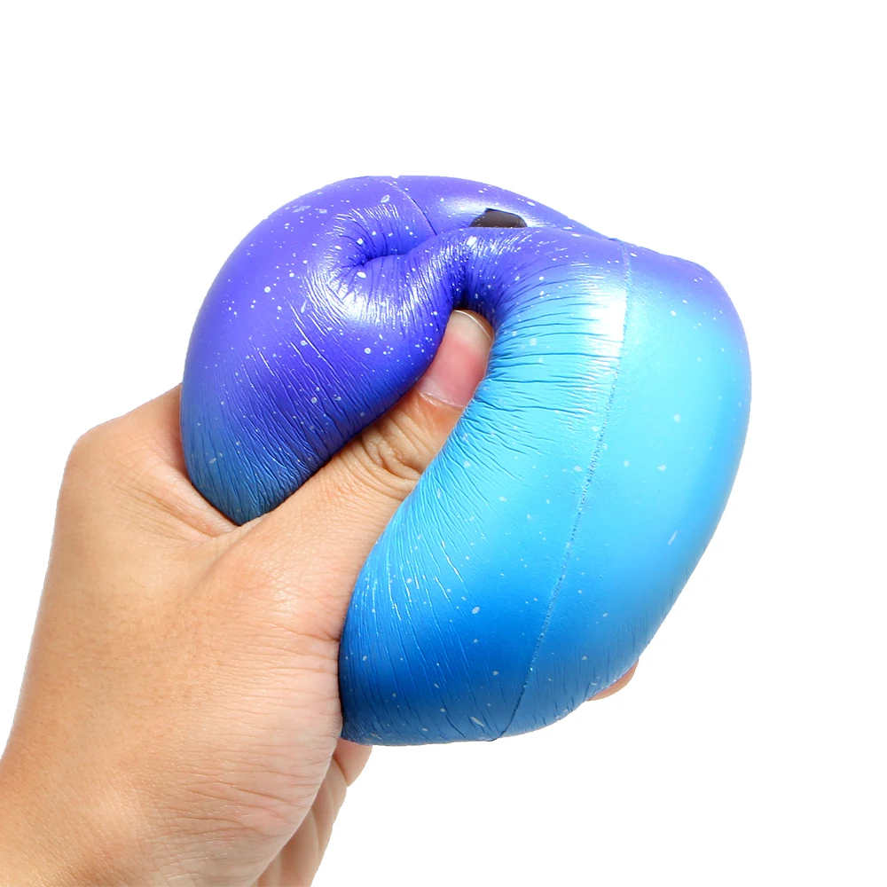 Jumbo Squishy Galaxy Apple Squishies крем ароматизированный медленно поднимающийся сжимающий игрушка оригинальная посылка