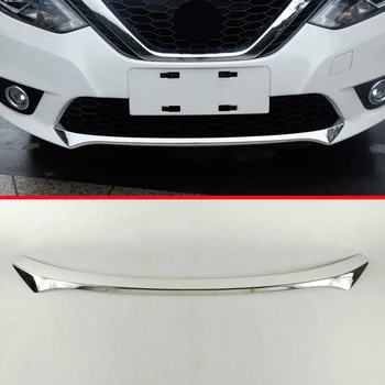 

ABS Chrome Front Bumper Cover Trim For Nissan Sentra 2016 2017