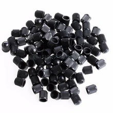 New 100x Plastic Auto Car Bike Motorcycle Truck wheel Tire Valve Stem Caps Black T518