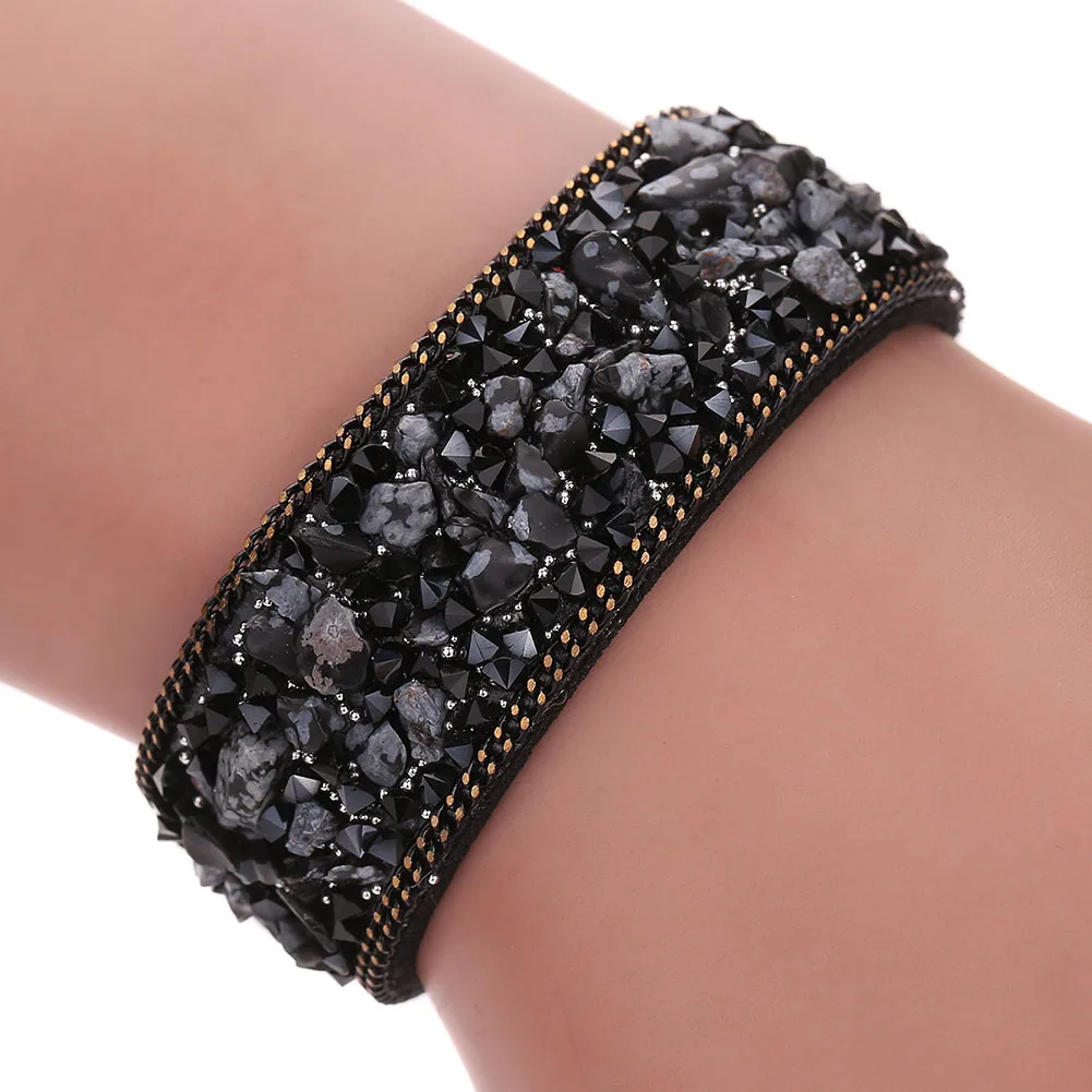 Женский широкий Бархатный Браслет CX17 с кристаллами|bracelet wrap|hand chain jewelryhand |