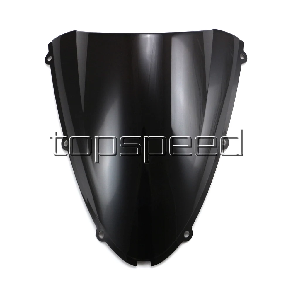 

Motorcycle Windshield Windscreen For Kawasaki Ninja ZX6R 2005 2006 2007 2008 /ZX10R 2006-2007 Black