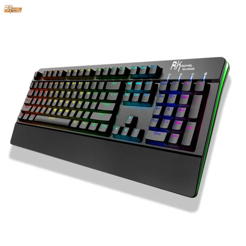 РК Pro104 USB Проводная игровая клавиатура светодиодной подсветки rgb Клавиатуры