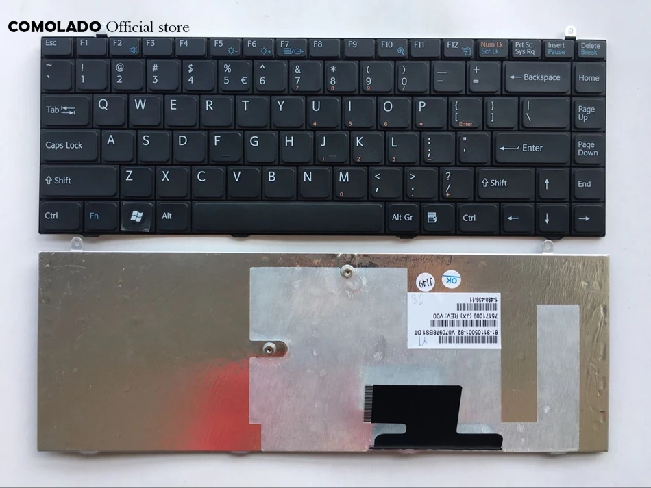 US English Laptop keyboard For Sony Vaio VGN-FZ FZ440E PCG-391T PCG-381T PCG-38CP Black Keyboard US Layout