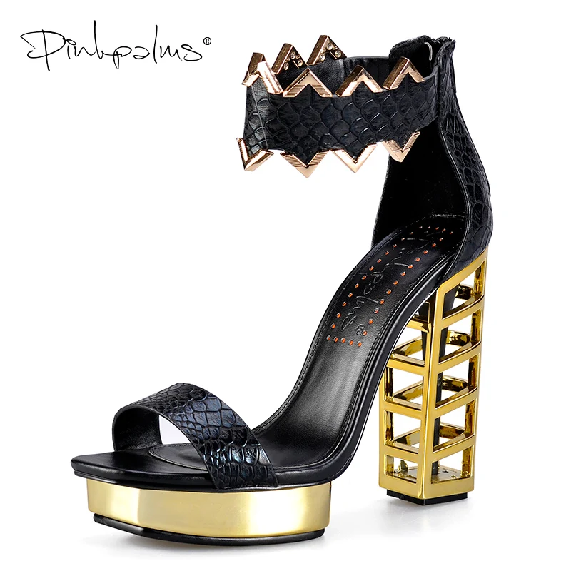 metallic platform wedges