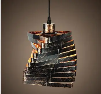 

Restaurant lamp chandelier three modern minimalist dining room staircase creative bar meal crystal chandelier bar