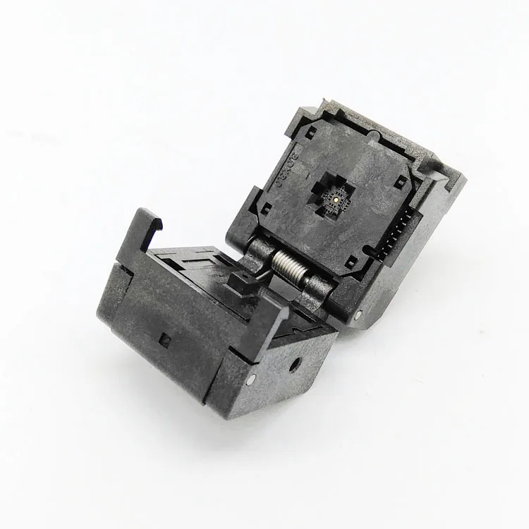 

QFN20 MLF20 WLCSP20 Burn in Socket Adapter Pitch 0.4mm IC Body Size 3x3mm IC549-0204-005-G Clamshell Test Socket