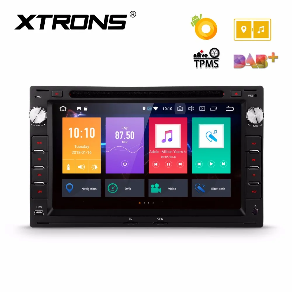 XTRONS 7 ''Android Восьмиядерный автомобильный Радио стерео Мультимедиа DVD плеер gps