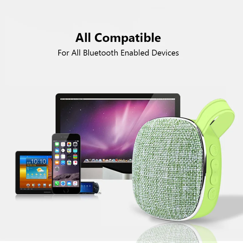 Aimitek X25 Mini Bluetooth Speaker Wireless Portable Fabric Speaker-4