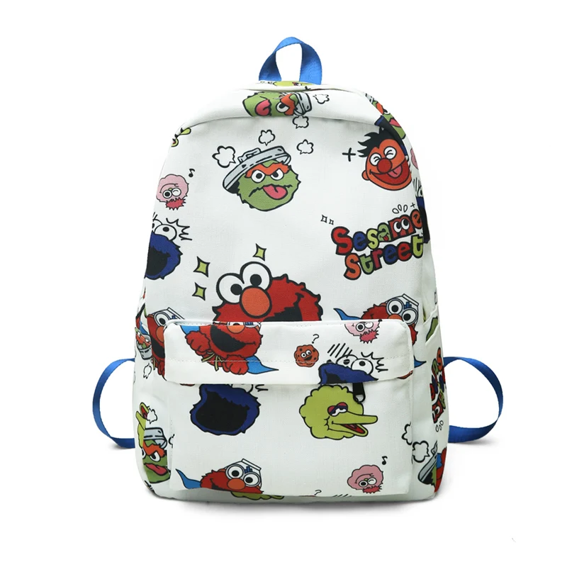 

Fashion Cartoon Printed Backpack Women School Bags Pack Sac A Dos Femme Design Female Backpack Soft Printing Canvas Backpack