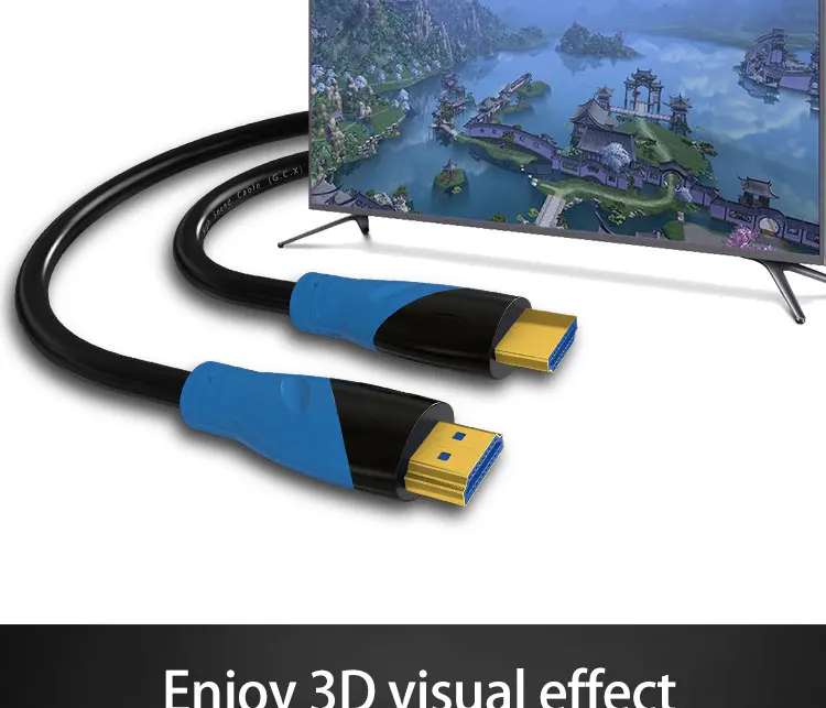 GCX Премиум HDMI к HDMI 4K кабель папа-папа цветной пластиковый литьевой компьютерный кабель HDMI 2,0 0,5 м 1 м 1,5 м 1,8 м 2 м 3 м 5 м