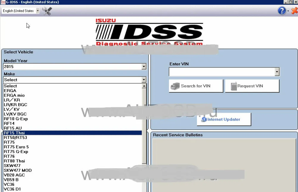 isuzu diagnostic service system idss support