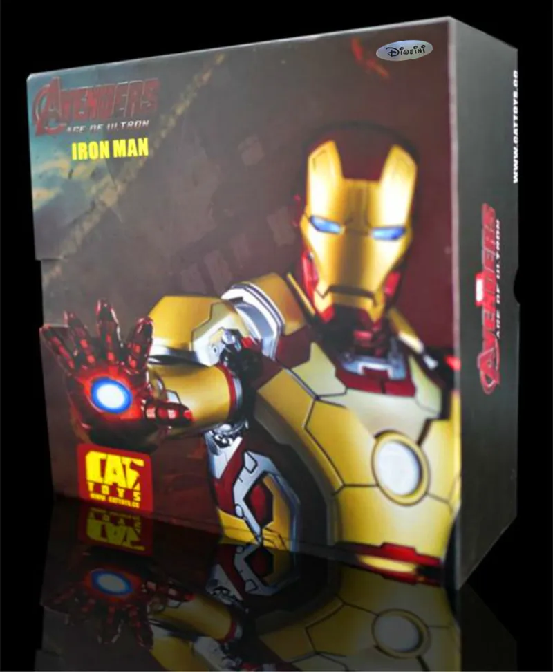

The Avengers Iron Man Mark 42 (LIFE SIZE) Palm MK42 1/1 Wearable Gloves With Launch Sound And Hand LED Charging Mode RETAIL BOX