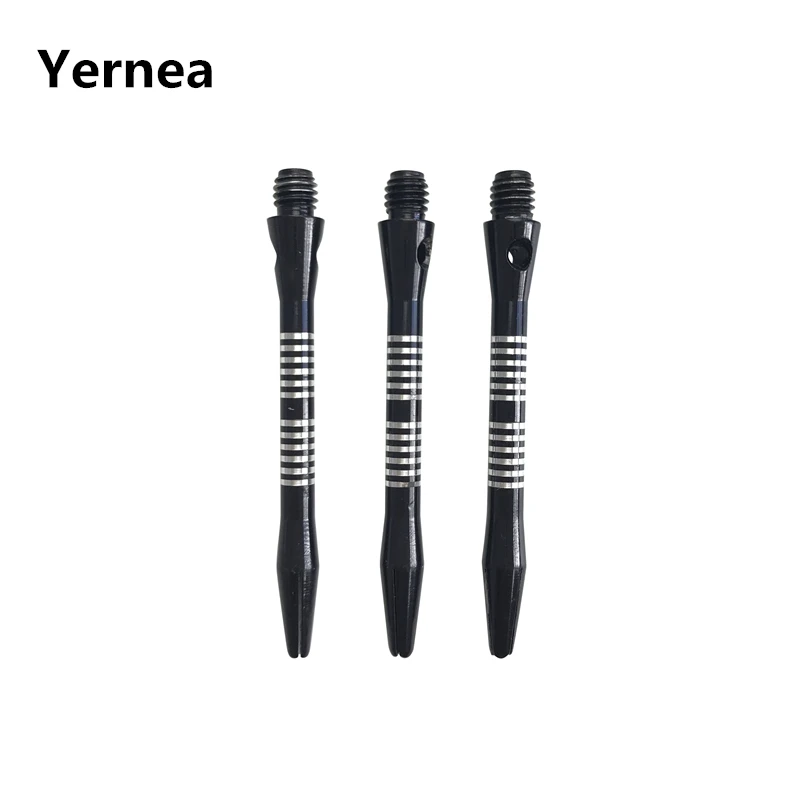 Yernea Dart Shafts 3Pcs High-quality Al Shafts Dart Accessories Black Darts Shafts 45mm Length 4.5 Screw thread 2BA