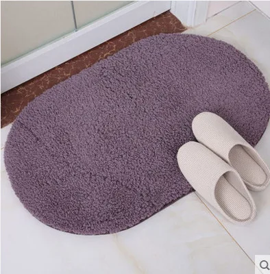 Высокое качество Абсорбент нескользящей коврик для ванной Ванная комната Спальня коврики Ванная комната ковер для ванной коврик для кухни тканевый 40*60см - Цвет: 06
