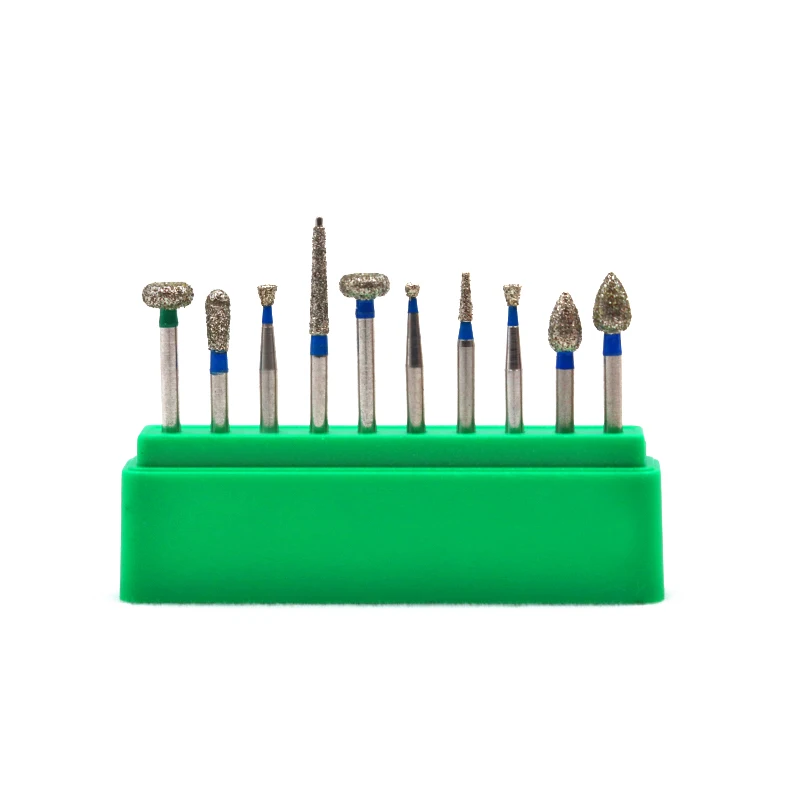 80pcs Dental Diamond Burs for Teeth Porcelain Ceramics Composite Polishing Diamond FG Burs Dental High Speed Burs Drill