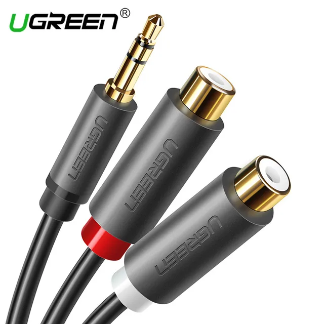 Best Offers Ugreen 3.5mm Male to 2RCA Female Jack Stereo AUX Audio Cable Y Adapter for iPhone MP3 Tablet Computer Speaker 3.5 RCA Jack Cable Best Offers Ugreen 3.5mm Male to 2RCA Female Jack Stereo AUX Audio Cable Y Adapter for iPhone MP3 Tablet Computer Speaker 3.5 RCA Jack Cable