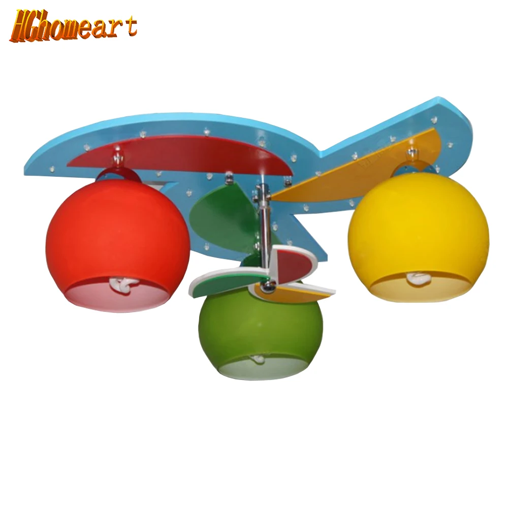 Hghomeart Ceiling Lights with 3 Heads for Baby Boy Girl Kids' Bedroom