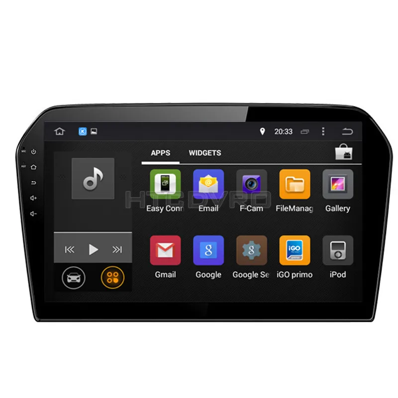 Best YMODVHT 10.1inch Octa Core 4GB+32GB Android 9.0 Car DVD Player for VW Jetta 2013- Radio Stereo GPS Navigation 2