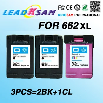 

3x compatible For hp662 662XL Black & Color Ink Cartridge Deskjet 1015 1515 2515 2545 2645 3515 3545 4510 4515 4518