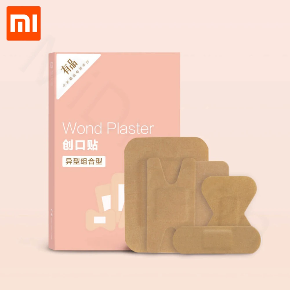 

Xiaomi Miaomiaoce Band Aid 20pcs/lot Different Size Hypoallergenic Non-woven Medical Adhesive Wound Band aid Bandage First Aid