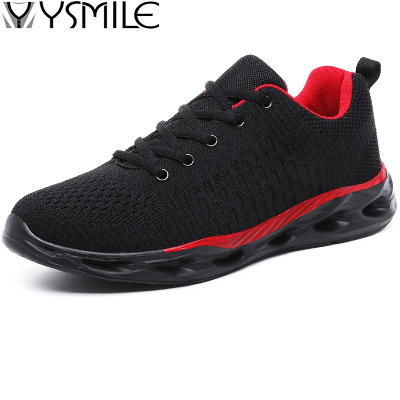 

Trend Breathable Soft Men Running Shoes Light Sneakers Zapatos Footwear Male Sport Shoes Outdoor Men Walking Shoes Black Man Run
