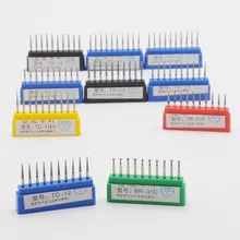 Зубные лабораторные изделия алмазные FG высокоскоростные боры для полирующие выравнивающие зубные боры