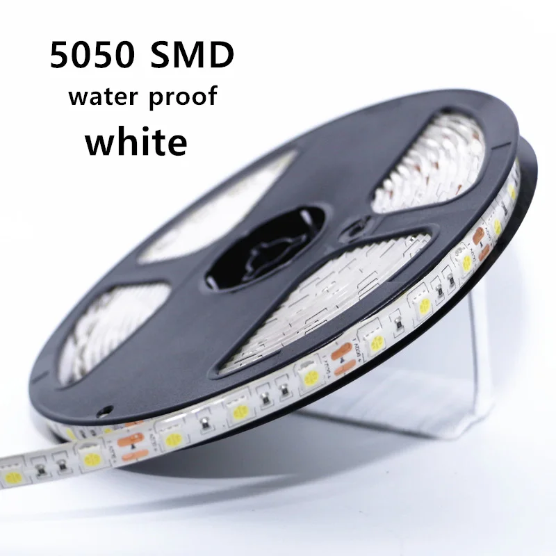 Светодиодная лента 12 в пост. Тока 0 5/1/2/3/4/5 м 5050 SMD RGB водонепроницаемая гибкая