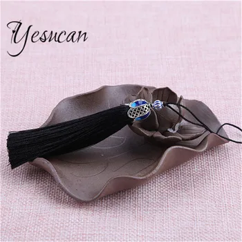 

Yesucan 20PCS Boho Long Tassel Crown Tassel Caps For Long Earrings Necklace Pendant Making Beads Tassel Caps DIY Findings Crafts