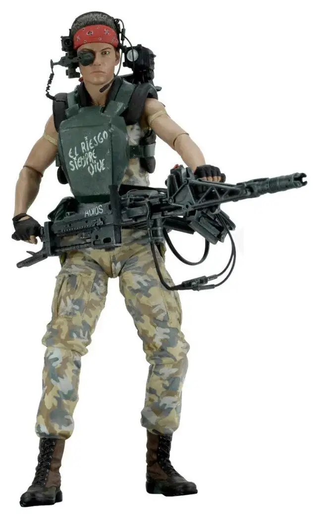 NECA foreign Series 9 Albino Xenomorph Drone in private Ricco Frost Jenet Vasquez ПВХ фигурка Коллекционная модель игрушки 7 18 см