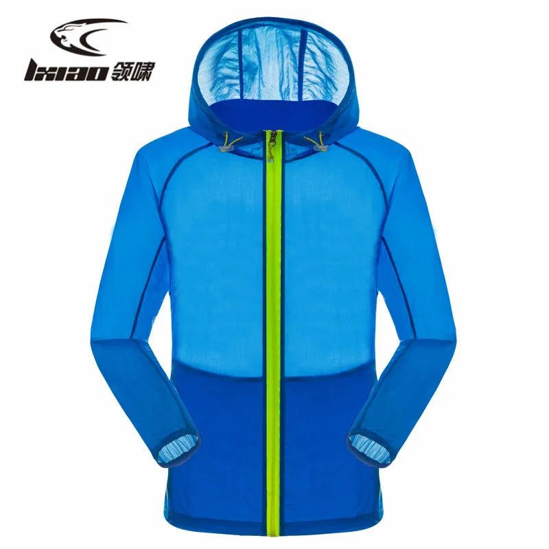 

LXIAO Summer Hiking Jacket Quick Dry Skin Jackets Waterproof Outdoor Sports Camping Rain Jacket Breathable Clothing Men Coats