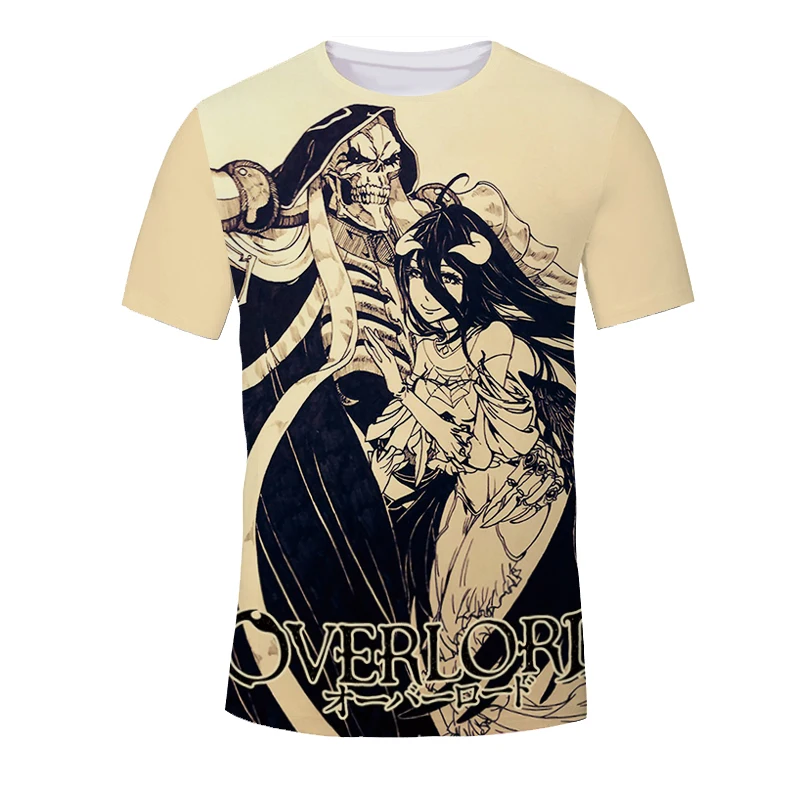 Футболка Coshome Overlord Albedo Ainz Ooal карнавальный костюм футболки с аниме рисунком