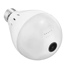 Best Price Smart Home LED Lamp Bulb E27 HD 360 Degree 128G Panoramic Wireless WiFi IP Camera Bulb Security FIsh Eye Camera Lamp