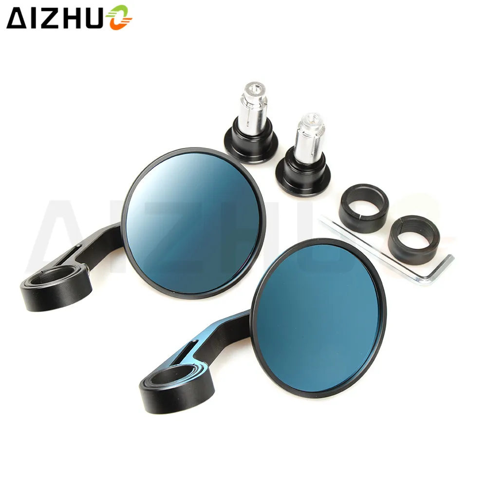 

Motorcycle Rearview Mirrors Universal Moto Part Cnc Handlebar End Rear View Mirror For Honda HORNET 600 MSX CB1300d CB190R XR250