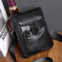 Новинка, натуральная кожа, Мужская маленькая сумка-мессенджер, Воловья кожа, на плечо, через плечо, повседневные сумки, мужской пояс, кошелек, крюк, Фанни, поясная сумка